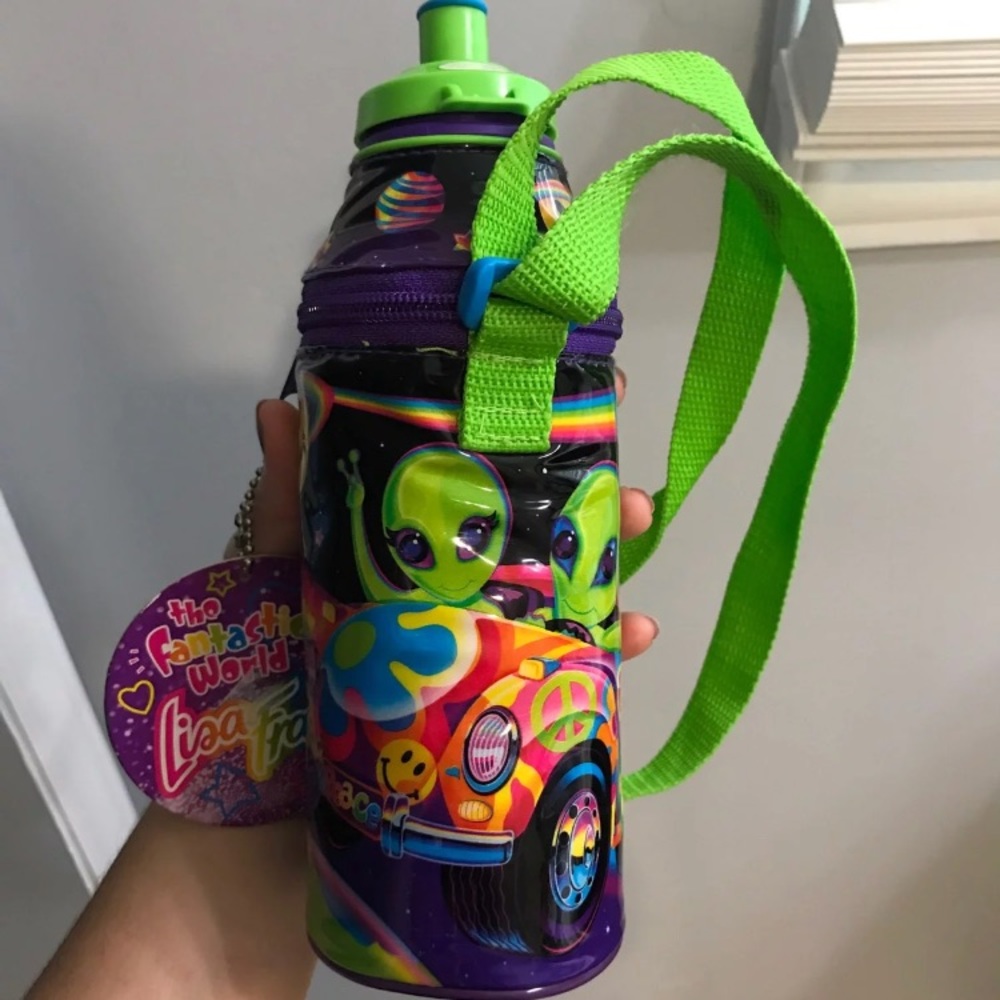 Lisa frank zorbit and zoomer alien bottle